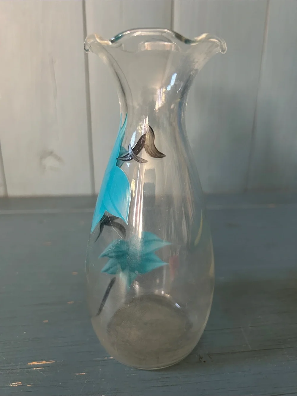 Anchor Hocking hand painted
